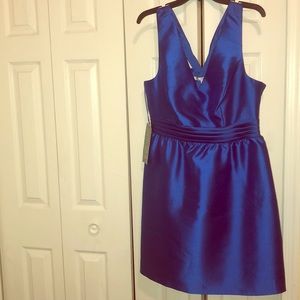 Blue cocktail dress